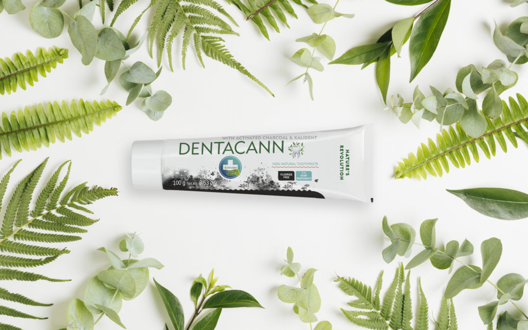 Estamos introduzindo o primeiro creme dental natural com uma combinação de extrato de semente de cânhamo, carvão ativado de bambu e mineral Kalident