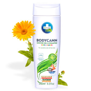 ANNABIS BODYCANN CRIANÇAS E BEBÉS Champô e gel de banho naturais 2 em 1